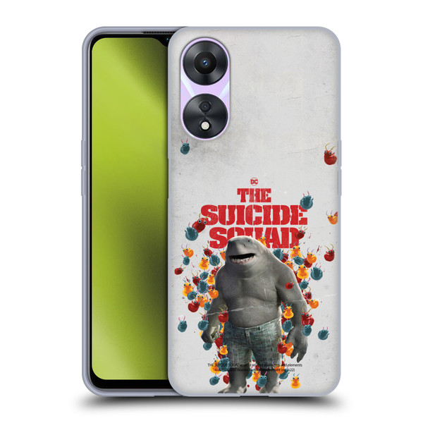 The Suicide Squad 2021 Character Poster King Shark Soft Gel Case for OPPO A78 5G