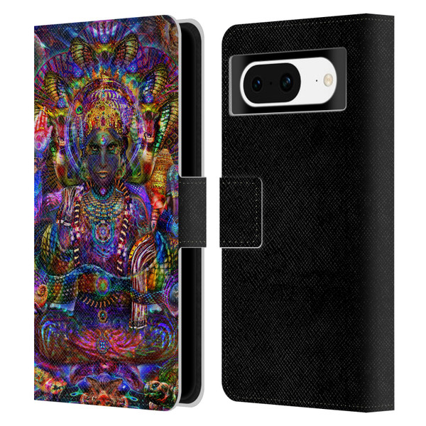 Jumbie Art Gods and Goddesses Vishnu Leather Book Wallet Case Cover For Google Pixel 8