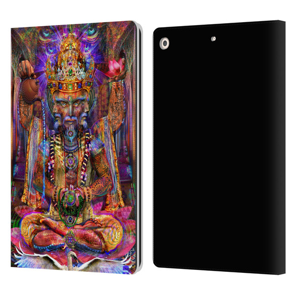 Jumbie Art Gods and Goddesses Brahma Leather Book Wallet Case Cover For Apple iPad 10.2 2019/2020/2021