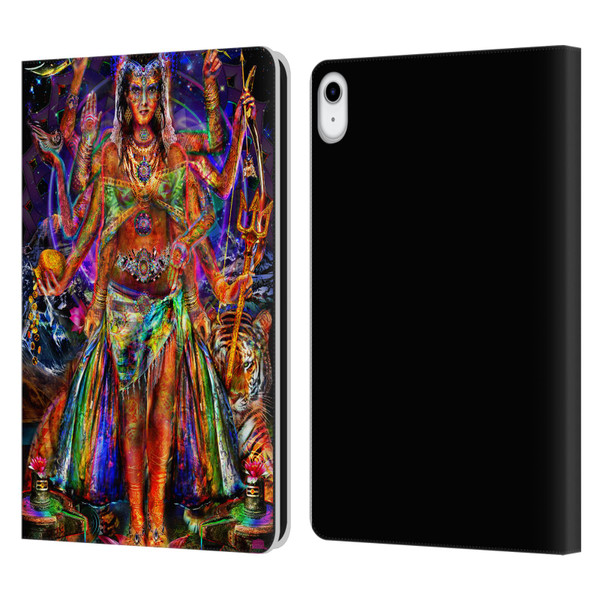 Jumbie Art Gods and Goddesses Pavarti Leather Book Wallet Case Cover For Apple iPad 10.9 (2022)