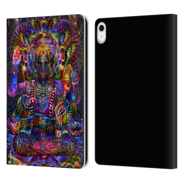 Jumbie Art Gods and Goddesses Vishnu Leather Book Wallet Case Cover For Apple iPad 10.9 (2022)