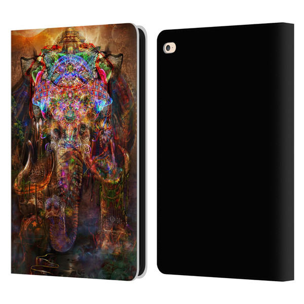 Jumbie Art Gods and Goddesses Ganesha Leather Book Wallet Case Cover For Apple iPad Air 2 (2014)