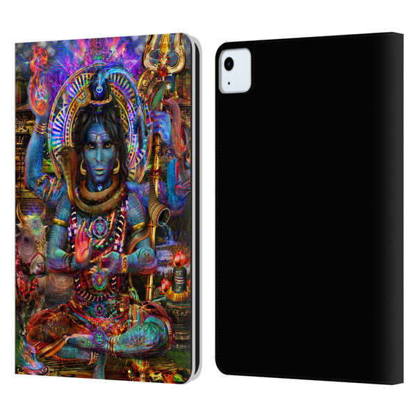 Jumbie Art Gods and Goddesses Shiva Leather Book Wallet Case Cover For Apple iPad Air 2020 / 2022