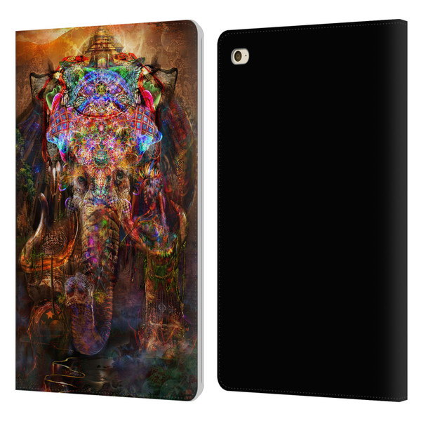 Jumbie Art Gods and Goddesses Ganesha Leather Book Wallet Case Cover For Apple iPad mini 4