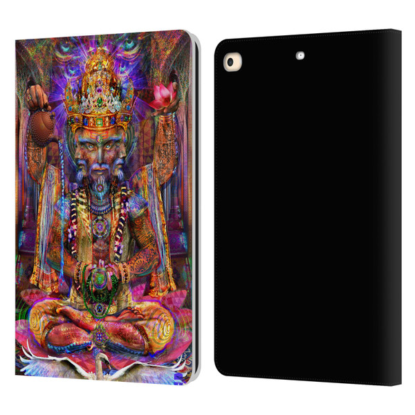 Jumbie Art Gods and Goddesses Brahma Leather Book Wallet Case Cover For Apple iPad 9.7 2017 / iPad 9.7 2018