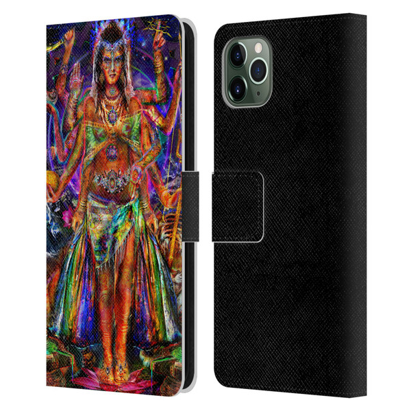 Jumbie Art Gods and Goddesses Pavarti Leather Book Wallet Case Cover For Apple iPhone 11 Pro Max