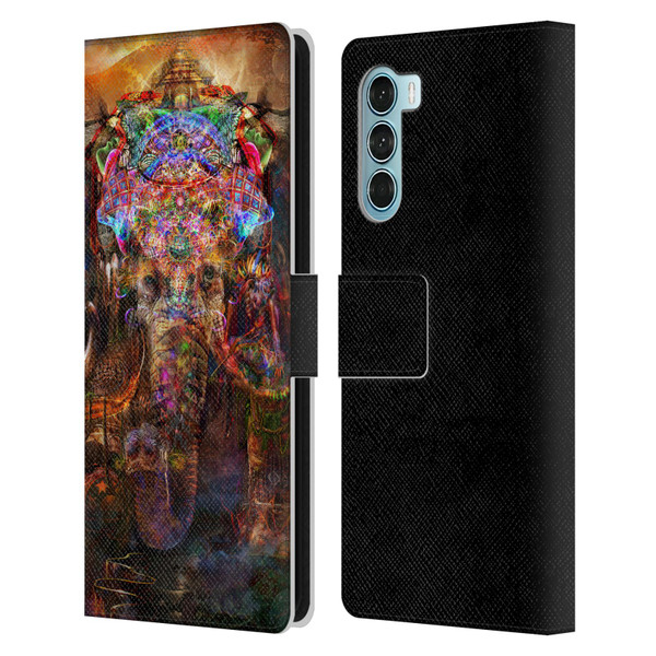 Jumbie Art Gods and Goddesses Ganesha Leather Book Wallet Case Cover For Motorola Edge S30 / Moto G200 5G