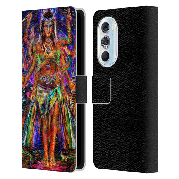 Jumbie Art Gods and Goddesses Pavarti Leather Book Wallet Case Cover For Motorola Edge X30