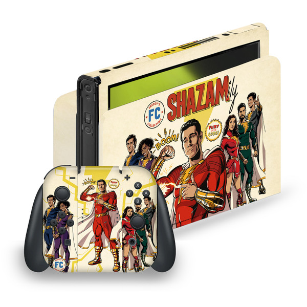 Shazam!: Fury Of The Gods Graphics Character Art Vinyl Sticker Skin Decal Cover for Nintendo Switch OLED