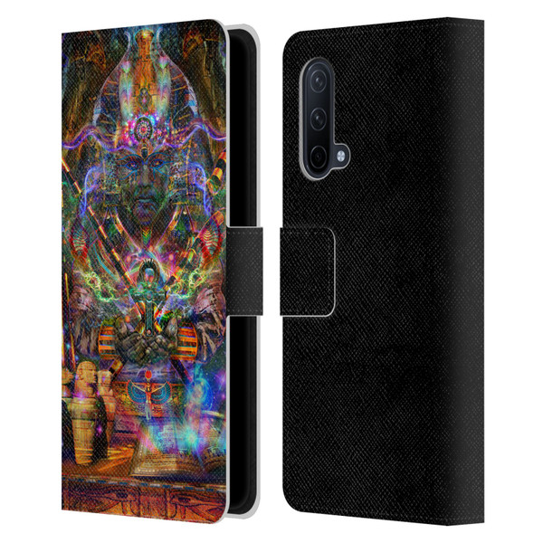 Jumbie Art Gods and Goddesses Osiris Leather Book Wallet Case Cover For OnePlus Nord CE 5G