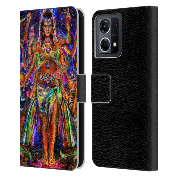 Jumbie Art Gods and Goddesses Pavarti Leather Book Wallet Case Cover For OPPO Reno8 4G