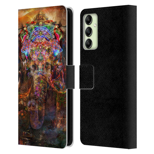 Jumbie Art Gods and Goddesses Ganesha Leather Book Wallet Case Cover For Samsung Galaxy A14 5G