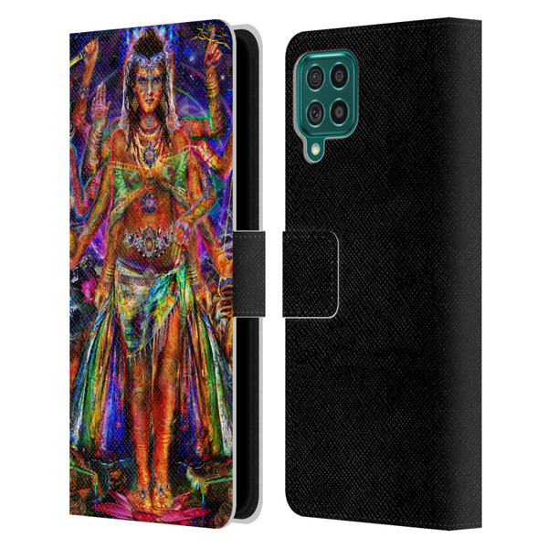 Jumbie Art Gods and Goddesses Pavarti Leather Book Wallet Case Cover For Samsung Galaxy F62 (2021)