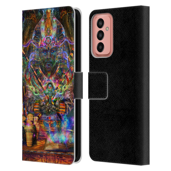 Jumbie Art Gods and Goddesses Osiris Leather Book Wallet Case Cover For Samsung Galaxy M13 (2022)