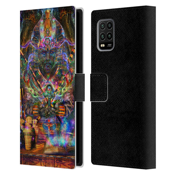 Jumbie Art Gods and Goddesses Osiris Leather Book Wallet Case Cover For Xiaomi Mi 10 Lite 5G