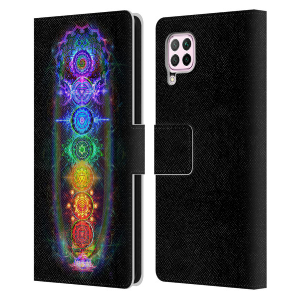 Jumbie Art Visionary Chakras Leather Book Wallet Case Cover For Huawei Nova 6 SE / P40 Lite