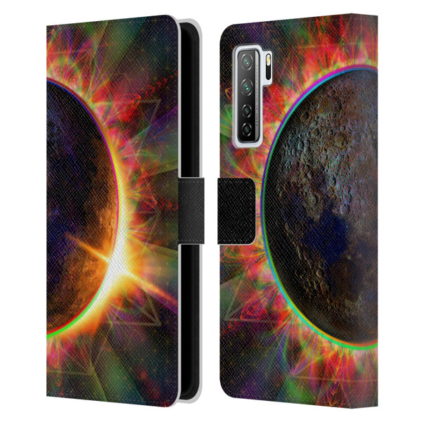 Jumbie Art Visionary Eclipse Leather Book Wallet Case Cover For Huawei Nova 7 SE/P40 Lite 5G