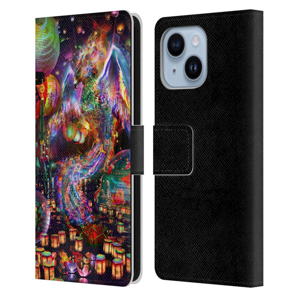 Jumbie Art Visionary Phoenix Leather Book Wallet Case Cover For Apple iPhone 14 Plus
