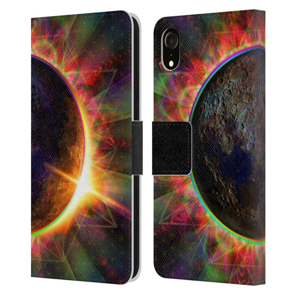 Jumbie Art Visionary Eclipse Leather Book Wallet Case Cover For Apple iPhone XR