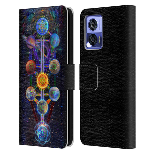 Jumbie Art Visionary Tree Of Life Leather Book Wallet Case Cover For Motorola Edge 30 Neo 5G