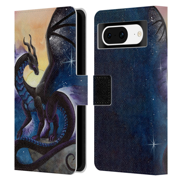 Carla Morrow Dragons Nightfall Leather Book Wallet Case Cover For Google Pixel 8