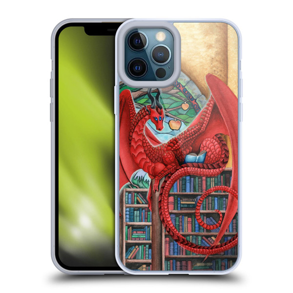 Carla Morrow Dragons Gateway Of Knowledge Soft Gel Case for Apple iPhone 12 Pro Max