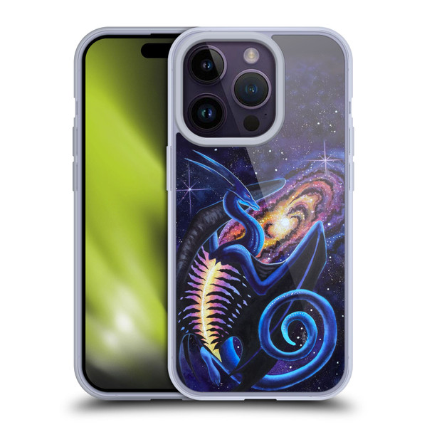 Carla Morrow Dragons Galactic Entrancement Soft Gel Case for Apple iPhone 14 Pro