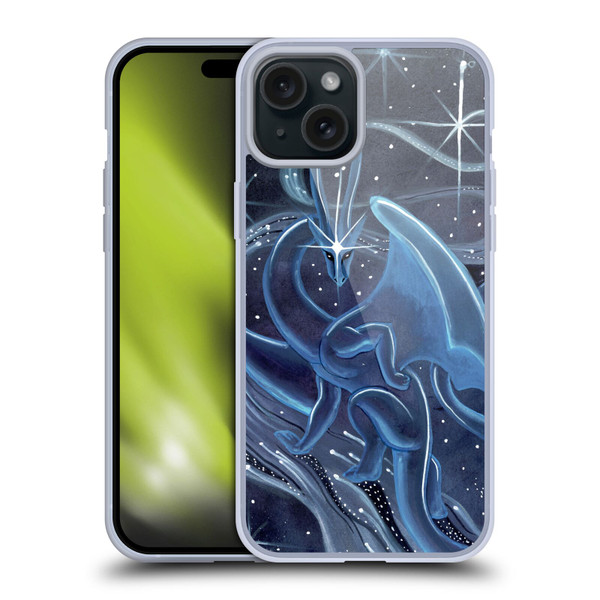 Carla Morrow Dragons I Shall Guide You Soft Gel Case for Apple iPhone 15 Plus