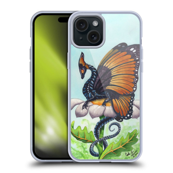 Carla Morrow Dragons The Monarch Soft Gel Case for Apple iPhone 15 Plus