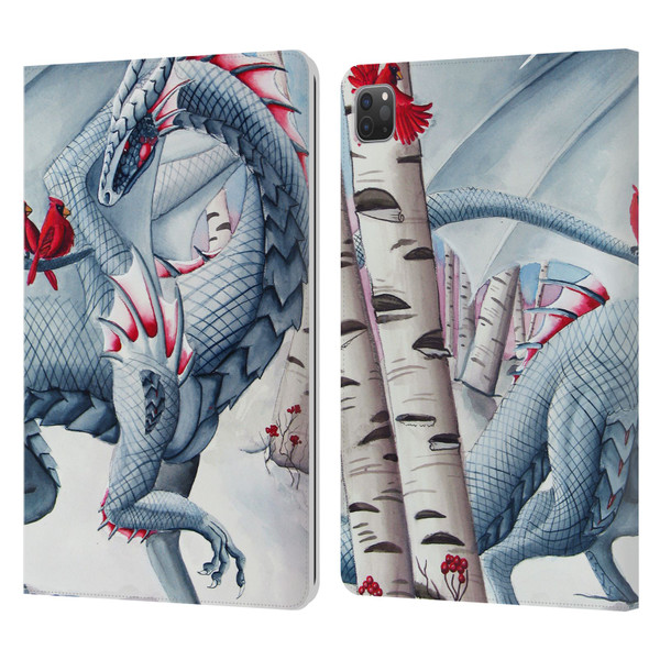 Carla Morrow Dragons Lady Of The Forest Leather Book Wallet Case Cover For Apple iPad Pro 11 2020 / 2021 / 2022