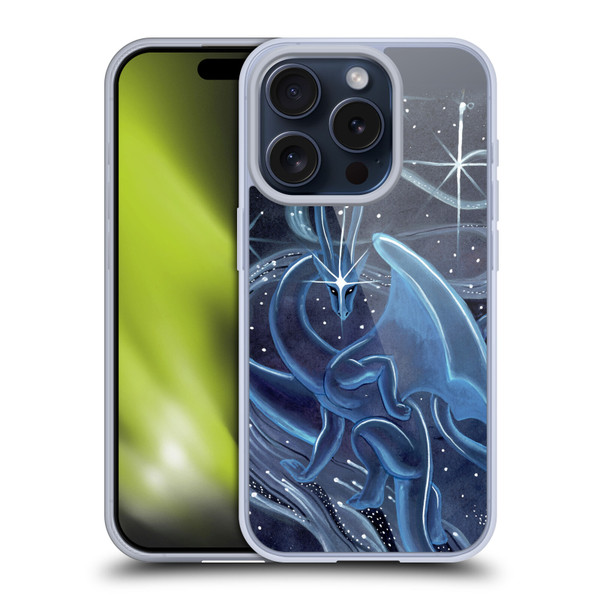 Carla Morrow Dragons I Shall Guide You Soft Gel Case for Apple iPhone 15 Pro