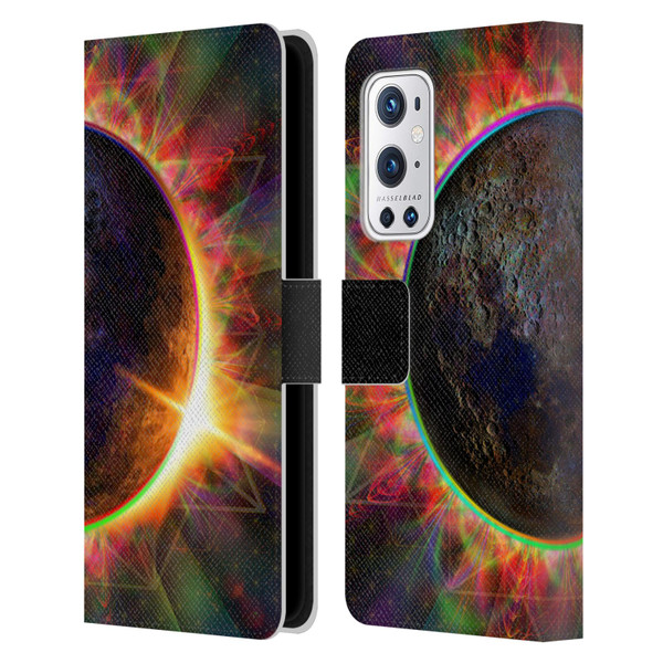 Jumbie Art Visionary Eclipse Leather Book Wallet Case Cover For OnePlus 9 Pro