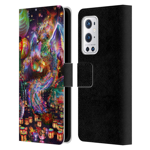 Jumbie Art Visionary Phoenix Leather Book Wallet Case Cover For OnePlus 9 Pro