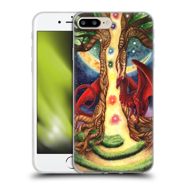 Carla Morrow Dragons Gateway Of Awakening Soft Gel Case for Apple iPhone 7 Plus / iPhone 8 Plus