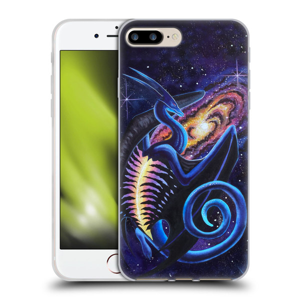 Carla Morrow Dragons Galactic Entrancement Soft Gel Case for Apple iPhone 7 Plus / iPhone 8 Plus