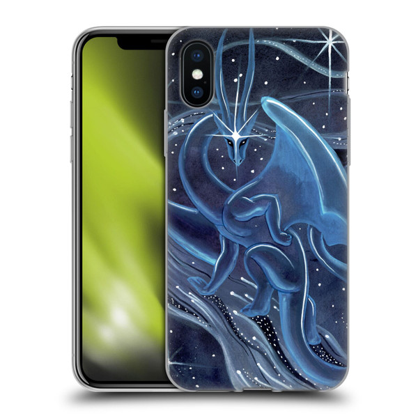 Carla Morrow Dragons I Shall Guide You Soft Gel Case for Apple iPhone X / iPhone XS