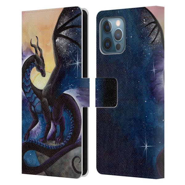 Carla Morrow Dragons Nightfall Leather Book Wallet Case Cover For Apple iPhone 12 Pro Max