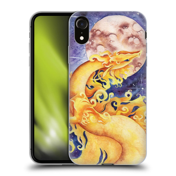 Carla Morrow Dragons Golden Sun Dragon Soft Gel Case for Apple iPhone XR