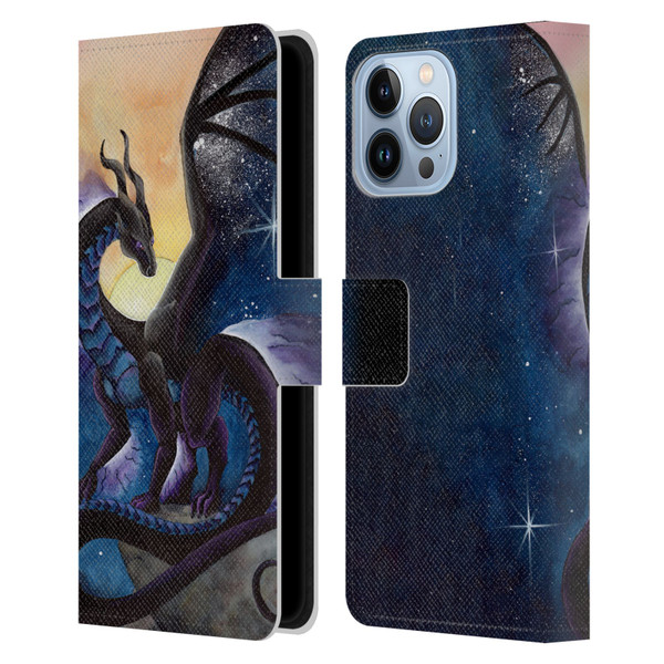 Carla Morrow Dragons Nightfall Leather Book Wallet Case Cover For Apple iPhone 13 Pro Max