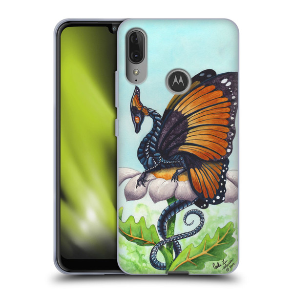 Carla Morrow Dragons The Monarch Soft Gel Case for Motorola Moto E6 Plus