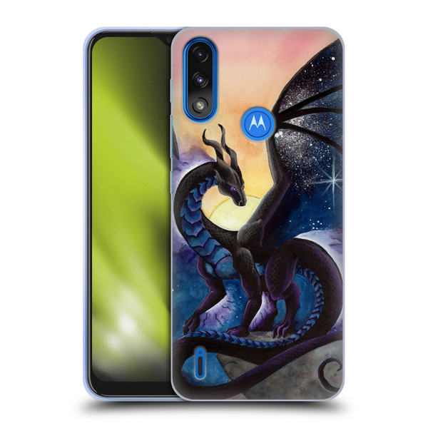Carla Morrow Dragons Nightfall Soft Gel Case for Motorola Moto E7 Power / Moto E7i Power