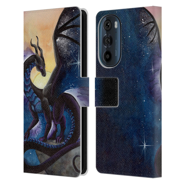 Carla Morrow Dragons Nightfall Leather Book Wallet Case Cover For Motorola Edge 30