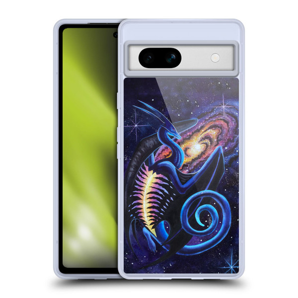 Carla Morrow Dragons Galactic Entrancement Soft Gel Case for Google Pixel 7a
