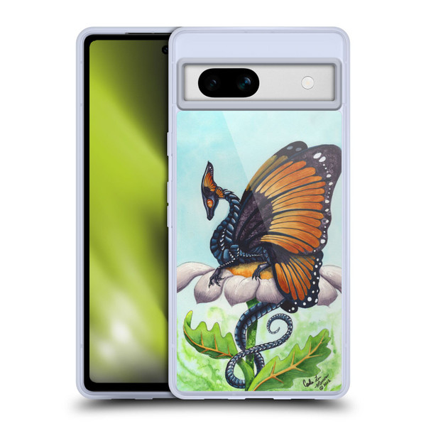 Carla Morrow Dragons The Monarch Soft Gel Case for Google Pixel 7a