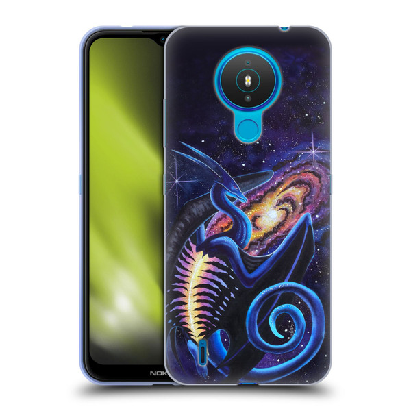 Carla Morrow Dragons Galactic Entrancement Soft Gel Case for Nokia 1.4