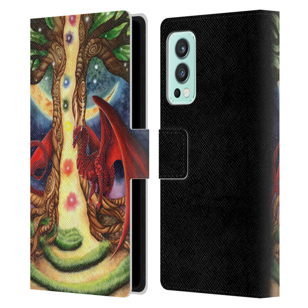 Carla Morrow Dragons Gateway Of Awakening Leather Book Wallet Case Cover For OnePlus Nord 2 5G