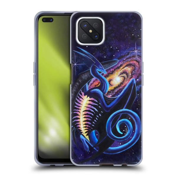 Carla Morrow Dragons Galactic Entrancement Soft Gel Case for OPPO Reno4 Z 5G