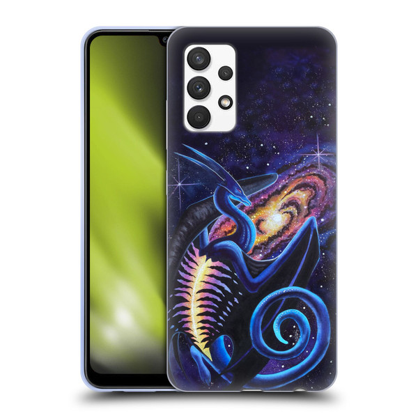 Carla Morrow Dragons Galactic Entrancement Soft Gel Case for Samsung Galaxy A32 (2021)
