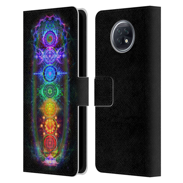 Jumbie Art Visionary Chakras Leather Book Wallet Case Cover For Xiaomi Redmi Note 9T 5G