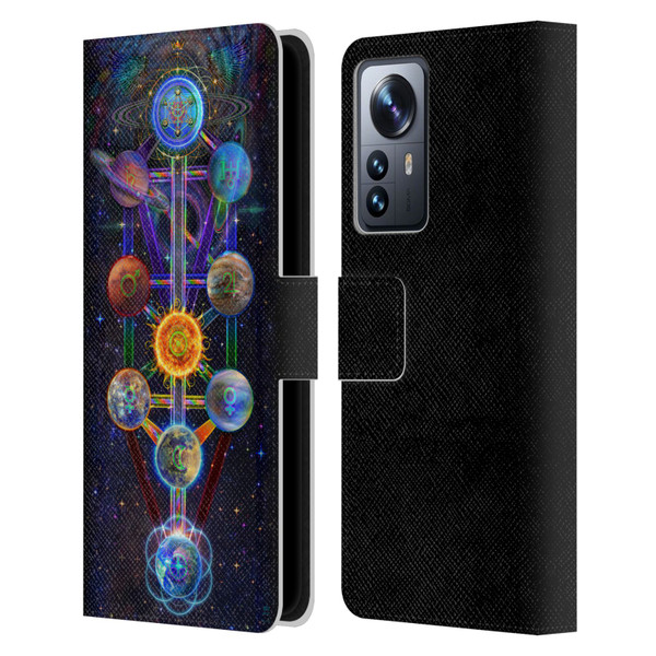 Jumbie Art Visionary Tree Of Life Leather Book Wallet Case Cover For Xiaomi 12 Pro